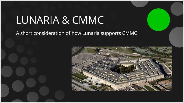 Mapping CMMC requirements to Opscura Lunaria